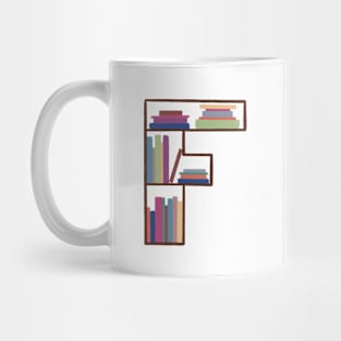 F Bookcase Mug